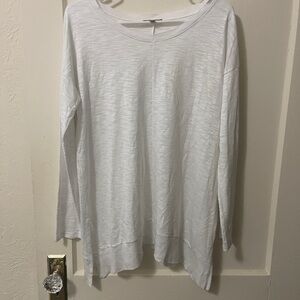 LILLA P white Long Sleeve  Top Size Medium